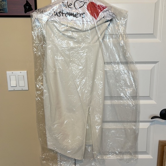 WORN ONCE ‼️ White Midi Dress - Picture 5 of 7